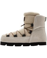Brunello Cucinelli - Leather Padded Winter Boots Brun3034" - Lyst