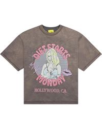 DIET STARTS MONDAY - Hollywood T-Shirt "Vintage" Dsm Fw26 058" - Lyst