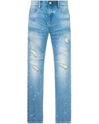 RTA - Clayton Skinny Jean "Medium Painted" Msptd898 B1182Mdblp" - Lyst