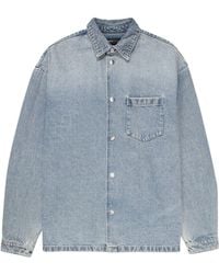 Purple Brand - Snap Front Shirt Jacket P034 Issj223" - Lyst