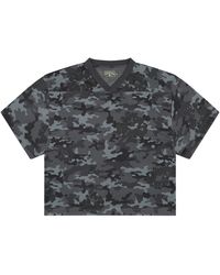 DENIM TEARS - Camo Cotton Wreath Mesh Football Top Dt170" - Lyst