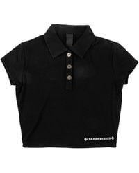 Chrome Hearts - Embroidered Button Polo Shirt Chrm1740" - Lyst