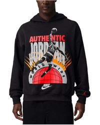 Nike - Brooklyn Fleece Pullover Hoodie "Off Noir Infrared 23" If1843 045" - Lyst