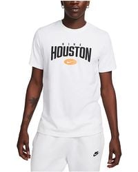 Nike - Sportswear Short Sleeve City T-Shirt "Houston" Hf5209 100" - Lyst