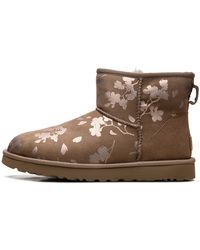 UGG - Classic Mini "Floral Foil Fleece Lined" 1118163 Amp" - Lyst