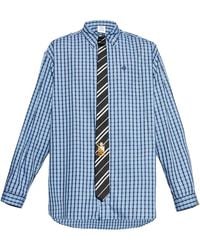 Vetements - Tie Shirt Check" Uh76Sh280Cn" - Lyst