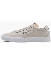 Nike Leather Sb Bruin Hi Shoe in White 