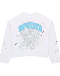 Sp5der - Varsity Web Crewneck 584" - Lyst