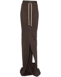 Moncler - Rick Owens Knitted Adjustable Skirt "Dark Dust" Mon66" - Lyst