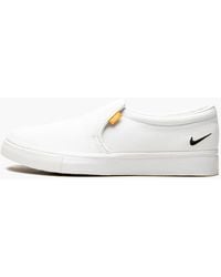 Nike Court Royale Ac Slip /black-gum Light Brown Bq9138-100 in White | Lyst