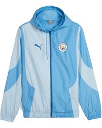 PUMA - Mcfc Prematch Woven Jacket 774372 02" - Lyst