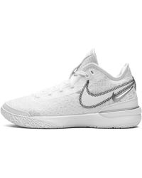 Nike - Zoom Lebron Nxxt Gen "white / Metallic Silver" Shoes - Lyst