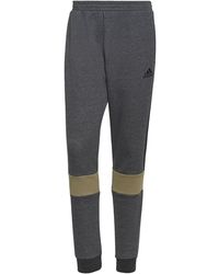 adidas - Essentials Colorblock Pants "Dark Heather Orbit" H14632" - Lyst