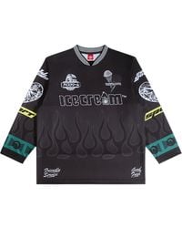 ICECREAM - Good Food Long-Sleeve Jersey T-Shirt 461 1310 Blac" - Lyst