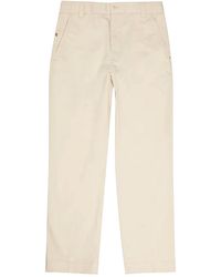 Moncler - Tailored Cotton Pants Ivory" Mon87" - Lyst
