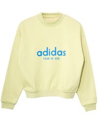 adidas - Logo Crewneck Sweatshirt "Fear Of God -Autumn" Hm8110" - Lyst