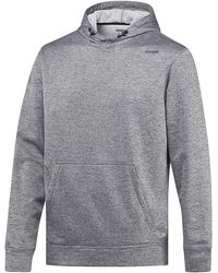 Reebok - Workout Ready Elitage Pullover Hoodie "Dark Heather" Bq5683" - Lyst