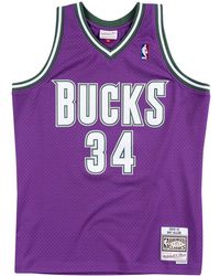 Mitchell & Ness - Nba Ray Allen Swingman Road Jersey "2000 Milwaukee Bucks - Lyst