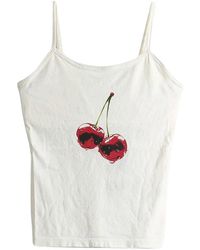 Willy Chavarria - Cherry Cholita Tank Tops "Masa" Mwjte006 062N 065" - Lyst