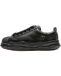 Maison Mihara Yasuhiro - Blakey Og Sole Leather Low A06Fw702 Blk" - Lyst