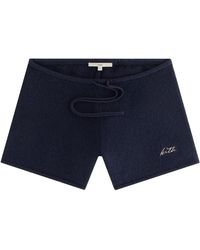 Kith - Avyn Micro Sweater Shorts "Noctural" Khwsw0091 413" - Lyst