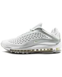 Nike - Air Max Deluxe "triple White" Shoes - Lyst