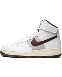 Nike - Air Force 1 High '07 "white Light Chocolate" Shoes - Lyst