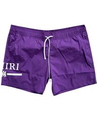 Amiri - Ma Bar Logo Swimshorts Ps23Msb002 510" - Lyst