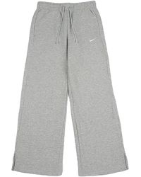 Nike - Nsw Phoenix Fleece High-Waisted Wide-Leg Pants "Pure Platinum" Ih1011 043" - Lyst