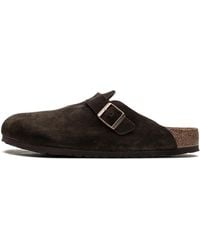 Birkenstock - Boston Soft Footbed "Suede-Mocha" 0660461" - Lyst