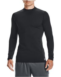 Under Armour - Coldgear Armour Mock Fitted Shirt - Lyst