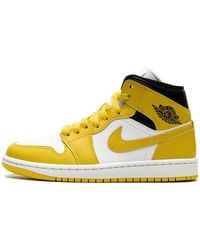 Nike - Air 1 Mid "Vivid Sulfur" Sneakers - Lyst