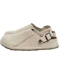 Birkenstock - Lutry Premium Suede "Oyster" 1031403" - Lyst