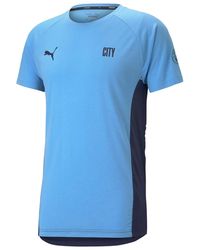 PUMA - Mcfc Manchester City Evostripe Tee 758704 01" - Lyst