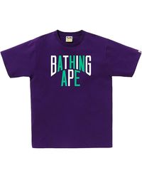 A Bathing Ape - Colors Nyc Logo T-Shirt (Ss23) 1J30 110 020" - Lyst