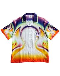 CASABLANCA - Sporchid Printed Shirt Ss26 Sh 003 01" - Lyst
