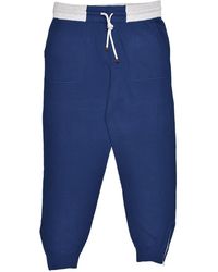 Brunello Cucinelli - Knit Trousers With Drawstring Brun324" - Lyst