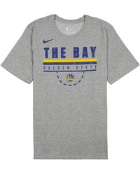 Nike - Nba Golden State Warriors Dri‑Fit T‑Shirt "The Bay" 933615 063" - Lyst