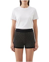 Brunello Cucinelli - Striped Knit Shorts Brun1642" - Lyst