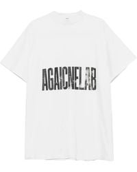 Balenciaga - Agaicnelab Logo Short Sleeve T-Shirt Shirt 787349 Trva1 9081" - Lyst
