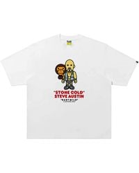 A Bathing Ape - Wwe Stone Cold Steve Austin Baby Milo Relaxed T-Shirt 064" - Lyst