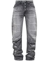 THUG CLUB - Tc Laser Washed Parkour Denim Pants Tc26Pt0102" - Lyst