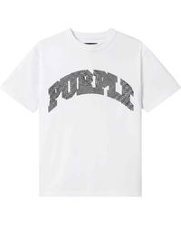 Purple Brand - Slab Wordmark T-Shirt P117 Hwpp126" - Lyst