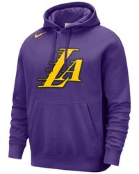 Nike - Dri-Fit Nba Courtside Hoodie "Los Angeles Lakers Club City Edition" Fz0599 504" - Lyst