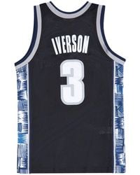 Mitchell & Ness - Ncaa Alternate Jersey 1995 Allen Iverson "Georgetown Hoyas" Ajy53449 Gtw95Aivblck" - Lyst