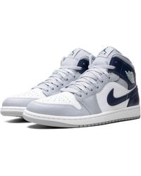 Nike - Air 1 Mid "Wolf Midnight" Dq8426 104" - Lyst