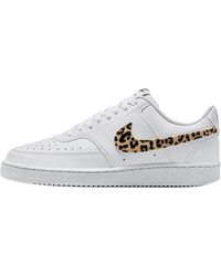 Nike - Court Vision Low Se Leopard Swoosh" Im7646 100" - Lyst