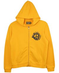 DENIM TEARS - University Logo Zip Up Hooded Sweatshirt Dt366" - Lyst