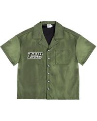 Triple Sevens - Nylon Button Up Shirt Ts7022" - Lyst