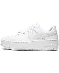 Nike - Air Force 1 Sage Lo Mns "triple White" Shoes - Lyst